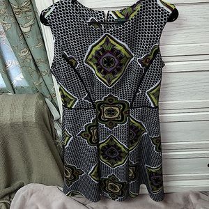 Gabby Skye sleeveless dress, flared, Sz10